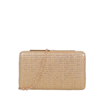 Μπεζ clutch τσαντάκι