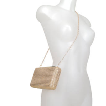 Μπεζ clutch τσαντάκι