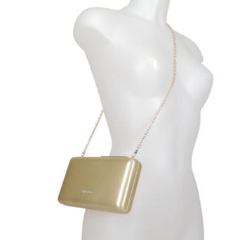 Xρυσό clutch τσαντάκι