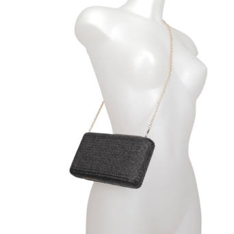Μαύρο clutch τσαντάκι