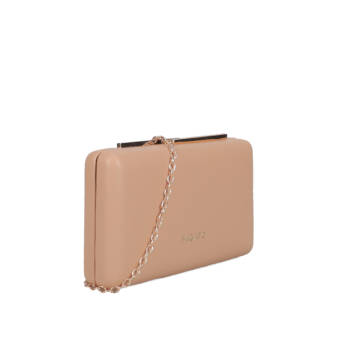 Μπεζ clutch τσαντάκι