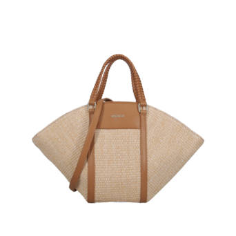 Tan handbag