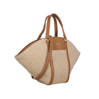 Tan handbag