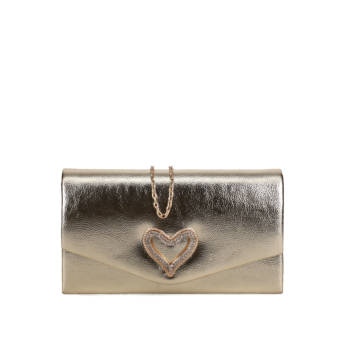 Χρυσό clutch τσαντάκι