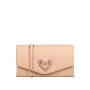 Μπεζ clutch τσαντάκι