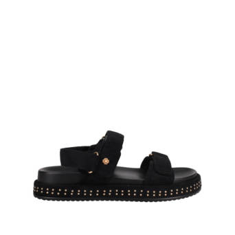 Μαύρο footbed σανδάλι