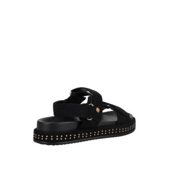 Μαύρο footbed σανδάλι