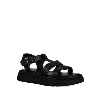 Μαύρο footbed σανδάλι