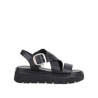 Μαύρο flatform σανδάλι