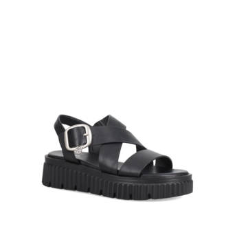 Μαύρο flatform σανδάλι