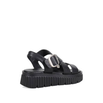 Μαύρο flatform σανδάλι