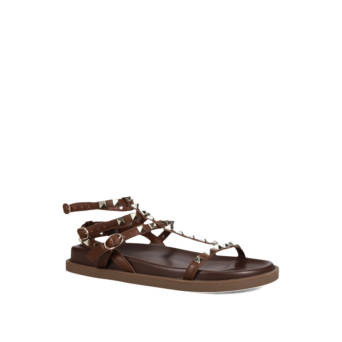 Καφέ footbed σανδάλι