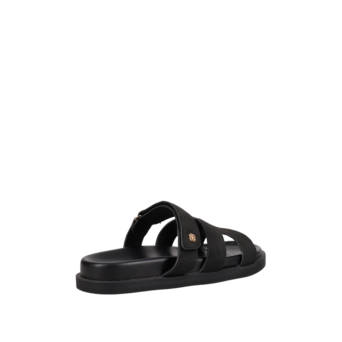 Μαύρο footbed σανδάλι