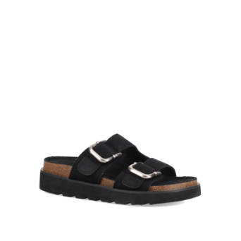 Μαύρο footbed σανδάλι