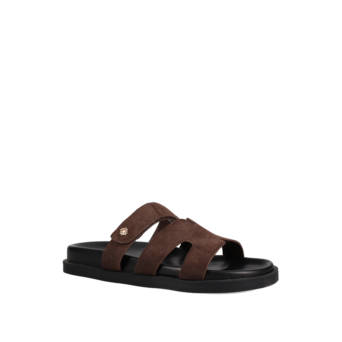 Καφέ footbed σανδάλι