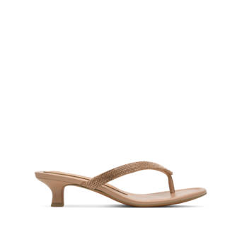 Μπεζ mule σανδάλι