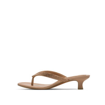 Μπεζ mule σανδάλι