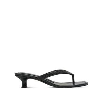 Μαύρο mule σανδάλι