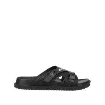 Μαύρη ανδρική footbed σαγιονάρα