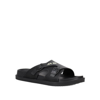 Μαύρη ανδρική footbed σαγιονάρα