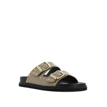 Μαύρο footbed σανδάλι