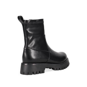Black biker bootie