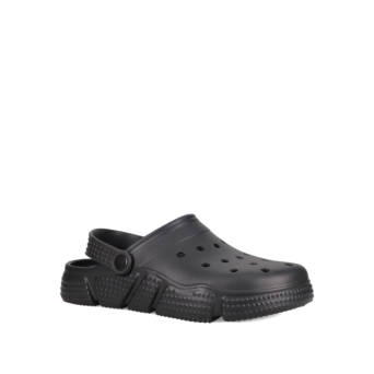 Men''s black clog sandal