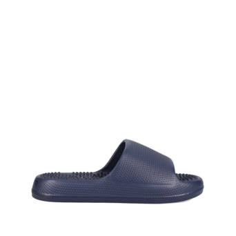 Men''s blue slide beach sandal