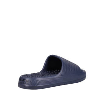 Men''s blue slide beach sandal