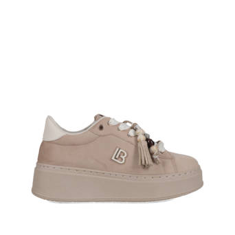 Μπέζ δίπατο sneaker σουέντ
