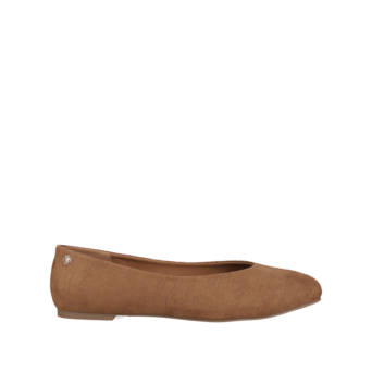 Camel ballet flat