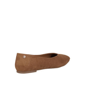 Camel ballet flat
