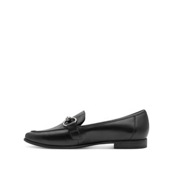 Μαύρο δερμάτινο loafer