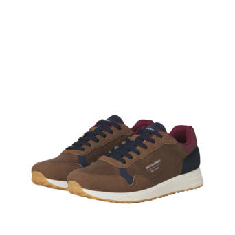 Καφέ σουέντ ανδρικό sneaker
