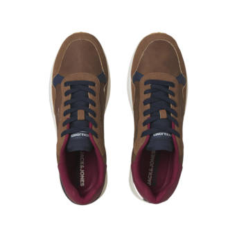 Καφέ σουέντ ανδρικό sneaker