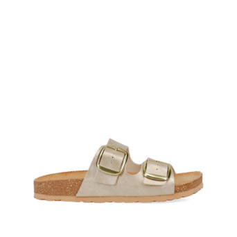 Χρυσό footbed σανδάλι