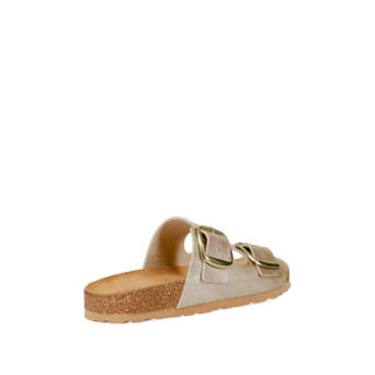Χρυσό footbed σανδάλι