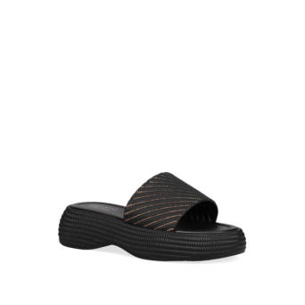 Μαύρο flatform σανδάλι