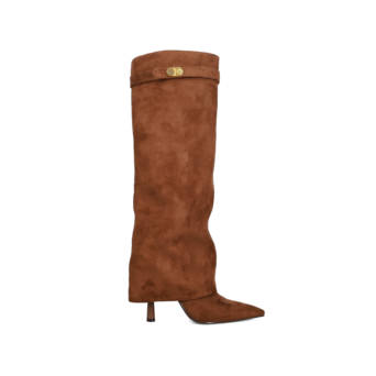 Tan boot with gaiter