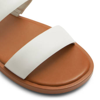 White leather sandal KRIOS