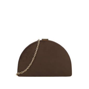 Καφέ clutch τσαντάκι