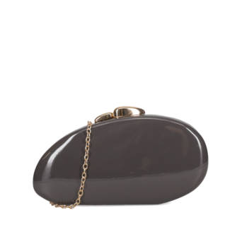 Γκρί clutch τσαντάκι