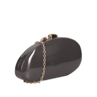 Γκρί clutch τσαντάκι