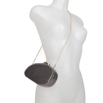 Γκρί clutch τσαντάκι