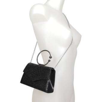 Μαύρη τσάντα clutch