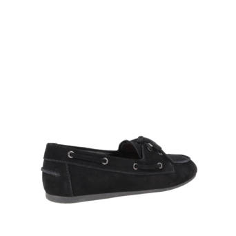 Μαύρο δερμάτινο loafer