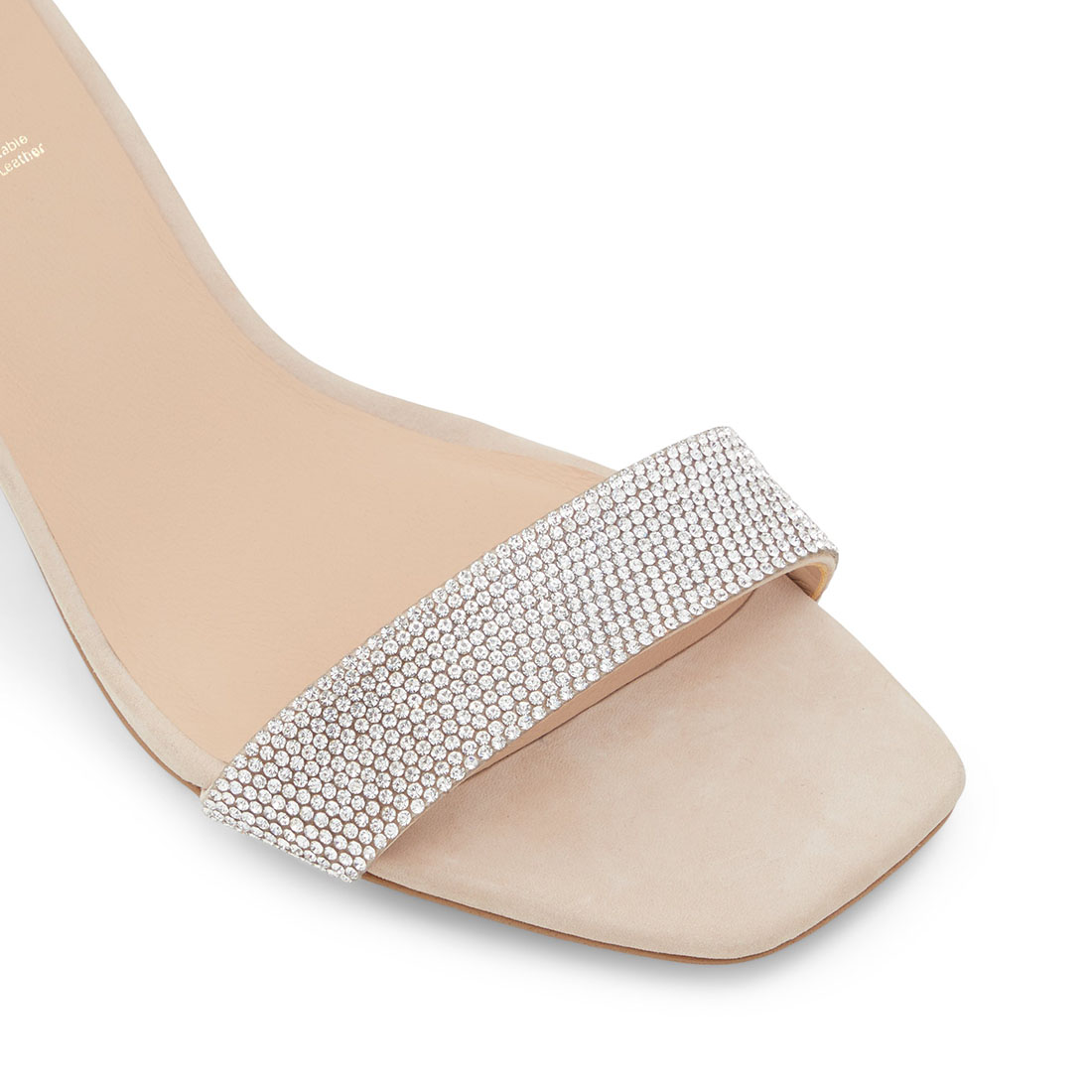 Μπεζ δερμάτινο πέδιλο KEDEAVIEL φωτογραφία