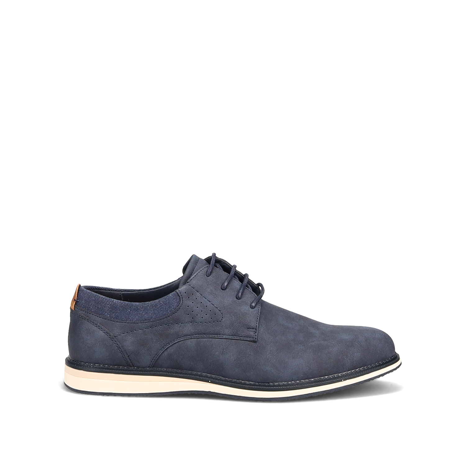 Μπλε ανδρικό παπούτσι Oxford