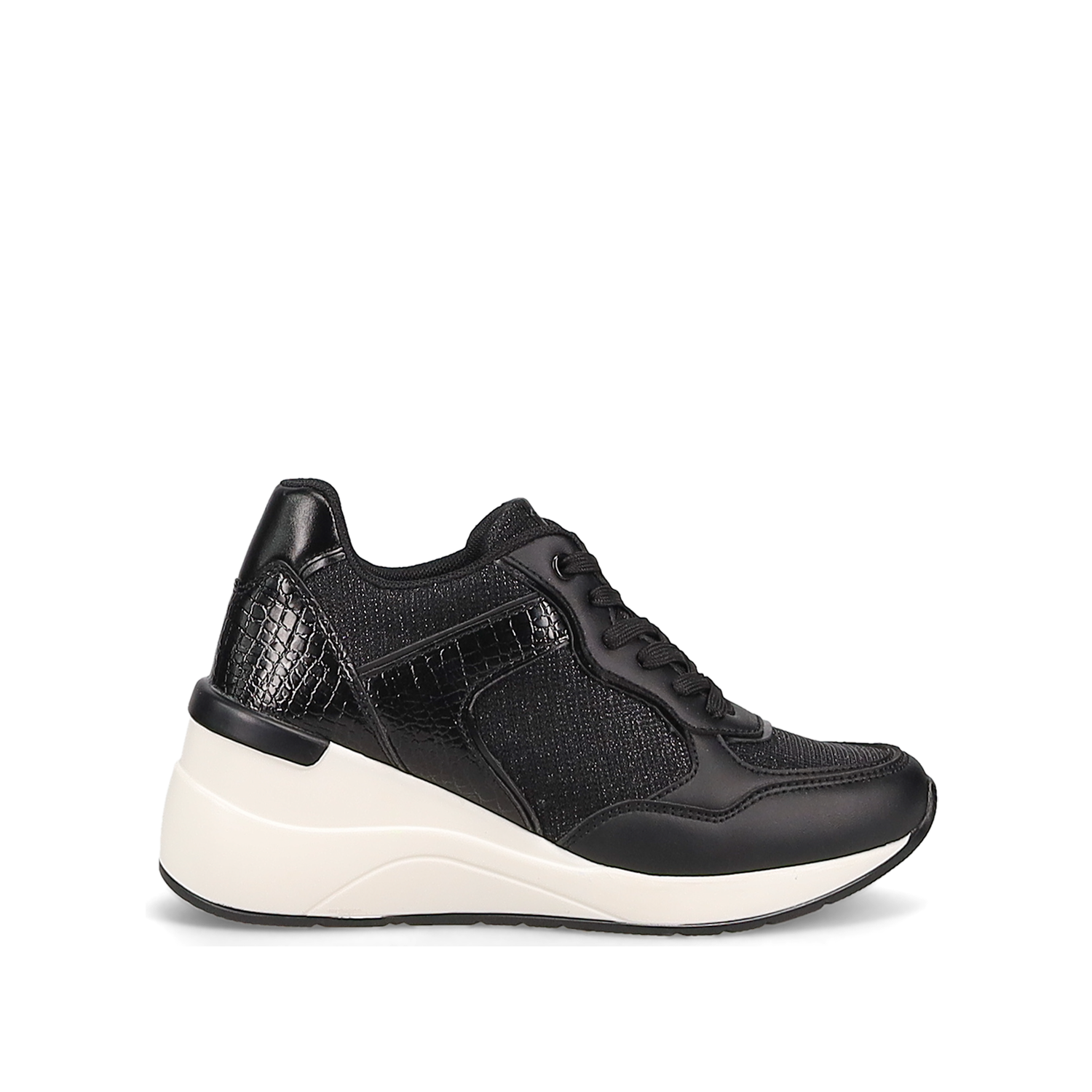 MIGATO - ΣΗΜΑΝΤΙΚΟ: Σε περίπτωση διαφοράς τιμής από το κατάστημα ισχύει παντα και μόνο η τιμή του καταστήματος Μαύρο sneaker με κορδόνια