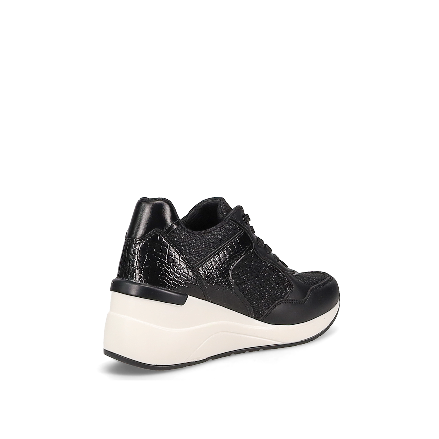 Μαύρο sneaker με κορδόνια - 3